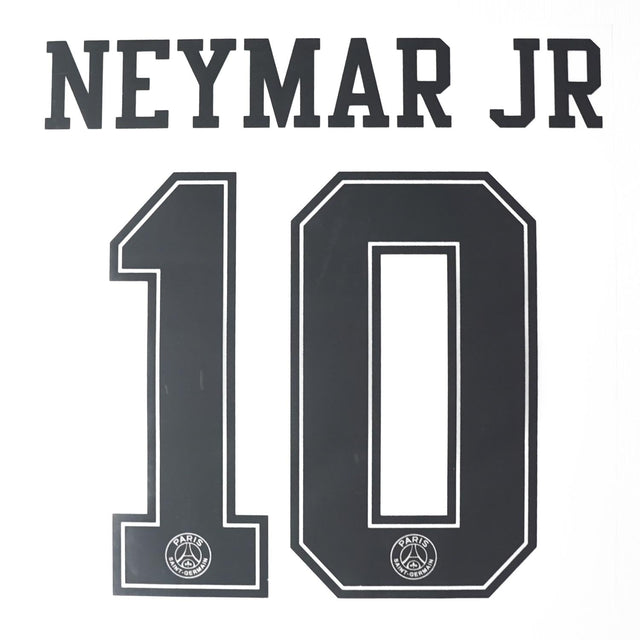 2018/19 PSG Third (White kit) Name Set Neymar 10 (Repro)