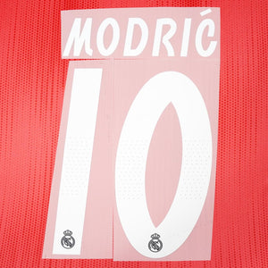 2018/19 Real Madrid Away/Third Name Set Modric 10 Cup Version (Repro)
