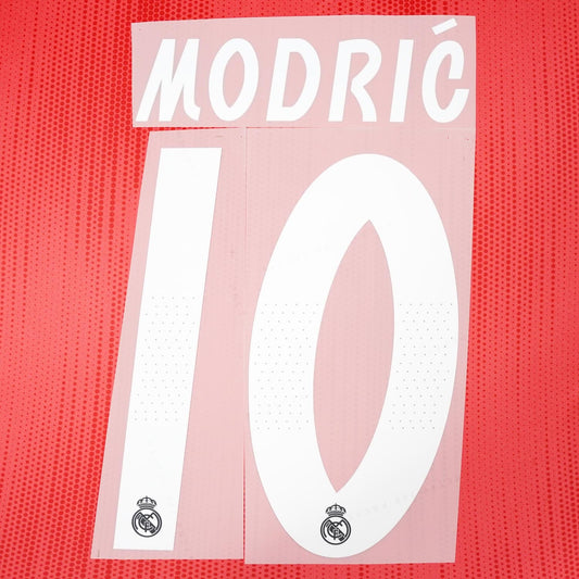 2018/19 Real Madrid Away/Third Name Set Modric 10 Cup Version (Repro)