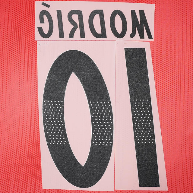 2018/19 Real Madrid Away/Third Name Set Modric 10 Cup Version (Repro)