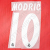 2018/19 Real Madrid Away/Third Name Set Modric #10 Cup Version (Repro)