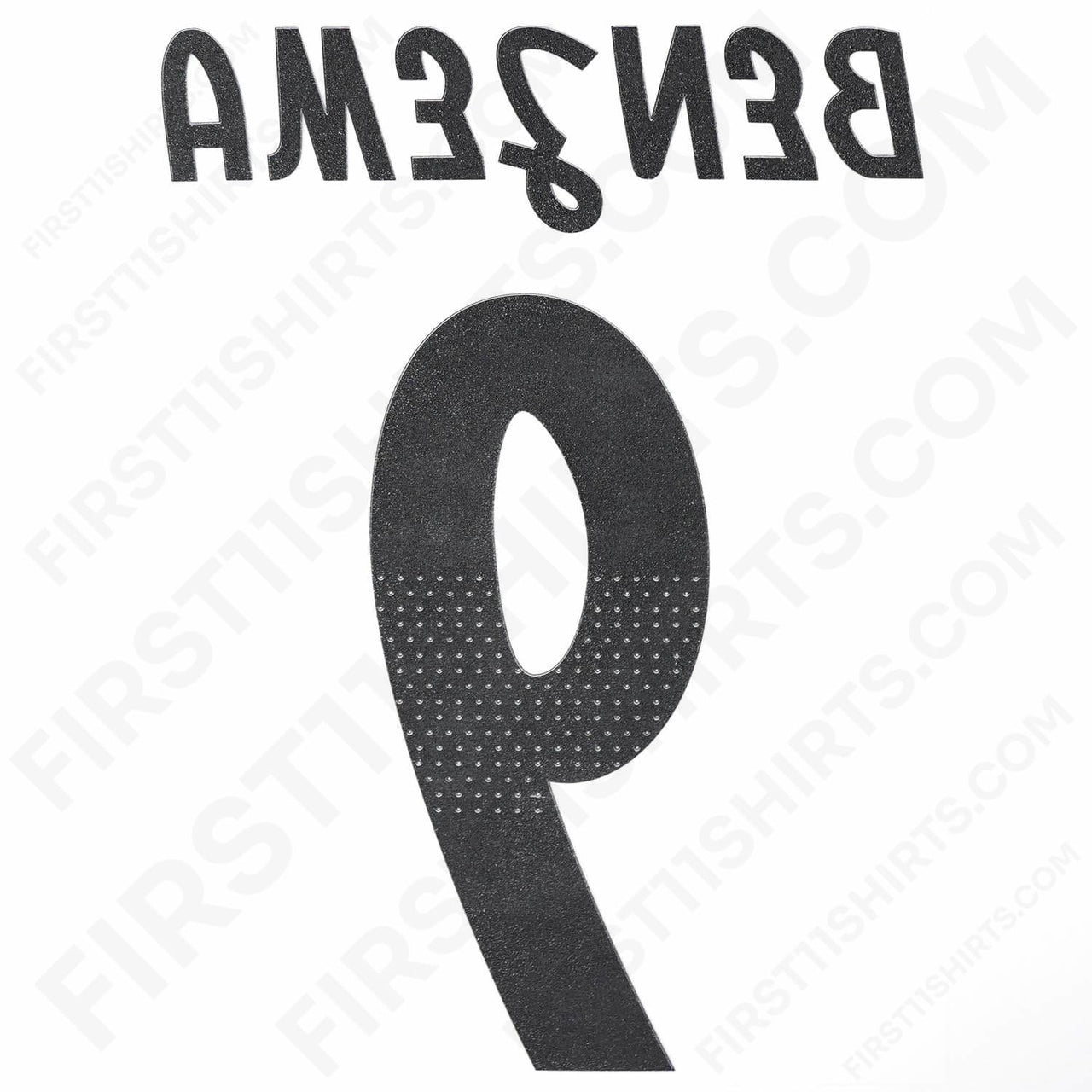 2018/19 Real Madrid Home Name Set Benzema 9 (Repro)