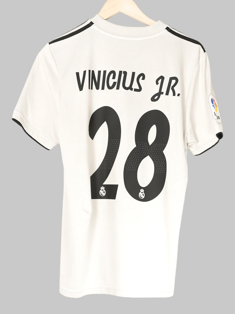 2018/19 Real Madrid Vinicius Jr #28 Home Shirt (M) Adidas