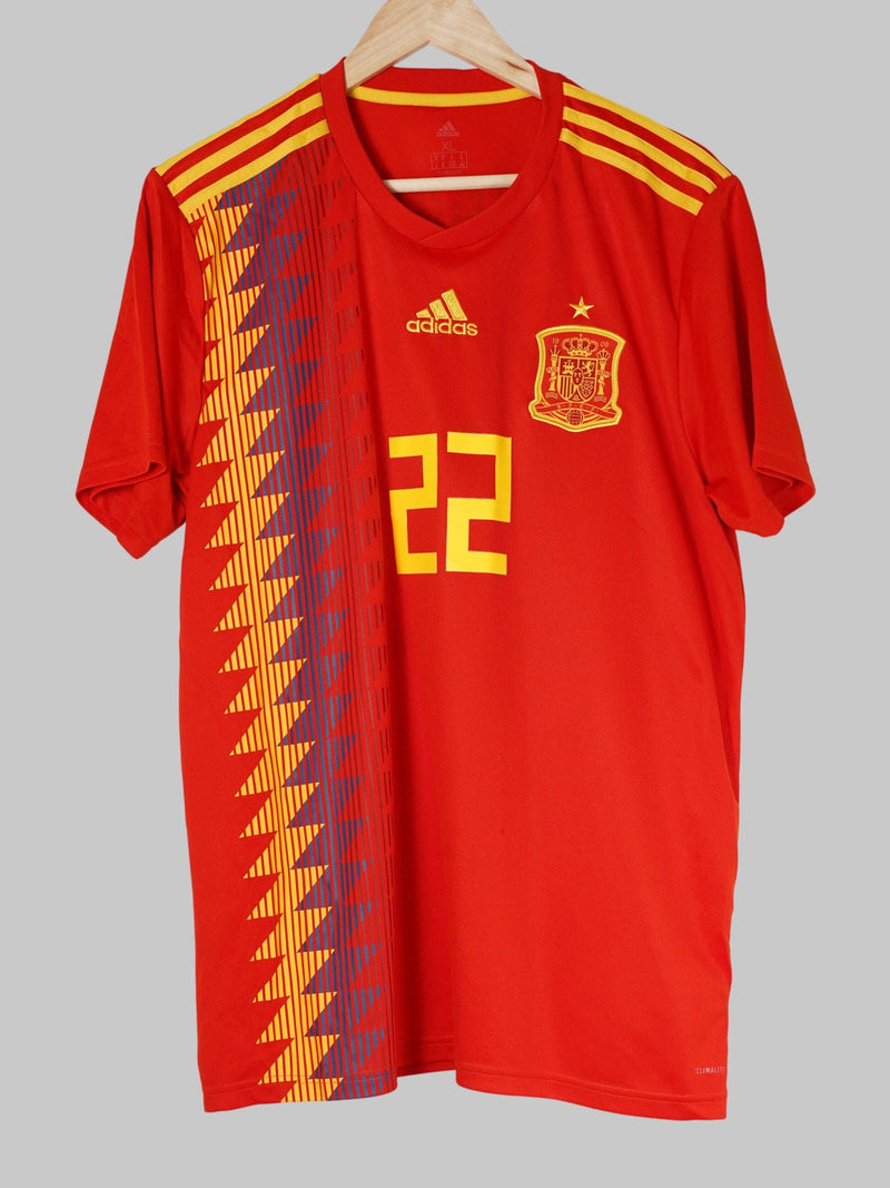2018/19 Spain Isco #22 Home Shirt (XL)