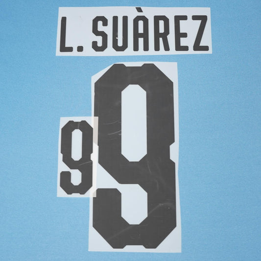 2018/19 Uruguay Home Name Set L.Suarez 9