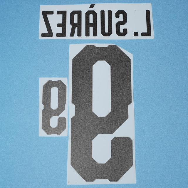 2018/19 Uruguay Home Name Set L.Suarez 9