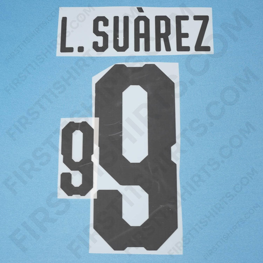 2018/19 Uruguay Home Name Set L.Suarez 9