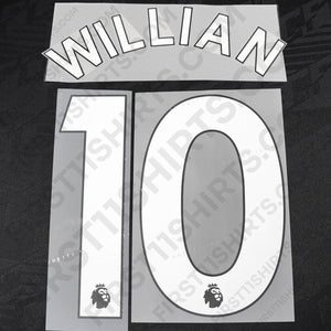 2019 - 2022 Chelsea Home/Away/Third Name Set Willian 10 (Repro)