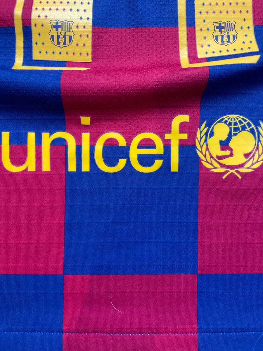 2019/20 Barcelona Griezmann #17 Home Shirt Player Issue (M)