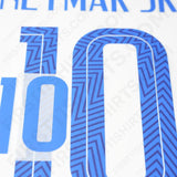 2019/20 Brazil Away Name Set Neymar Jr 10 (Repro)