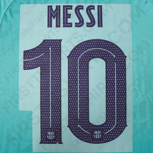 2019/20 FC Barcelona Third Name Set Messi 10 Cup Version (Repro)