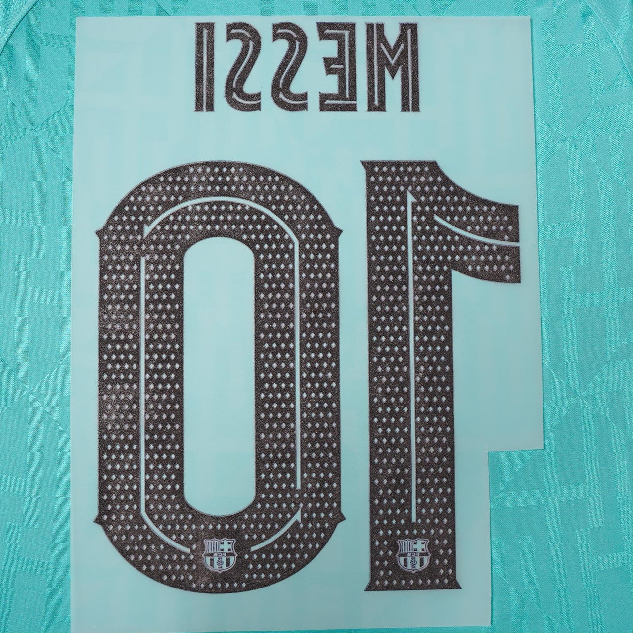2019/20 FC Barcelona Third Name Set Messi 10 Cup Version (Repro)