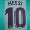 2019/20 FC Barcelona Away/Third Name Set Messi #10 (Repro)