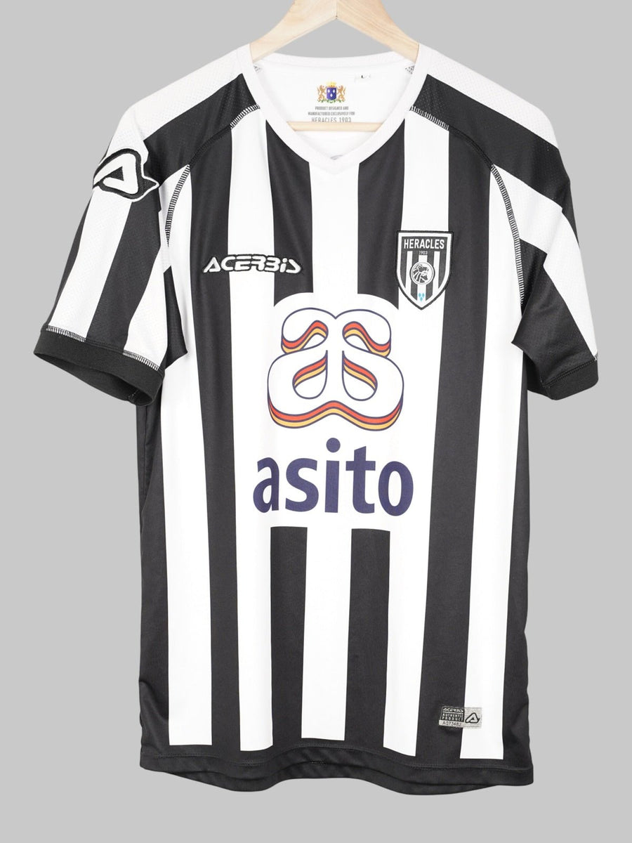 2019/20 Heracles Almelo Home Shirt Cup Match Worn Czyborra #3  (L)
