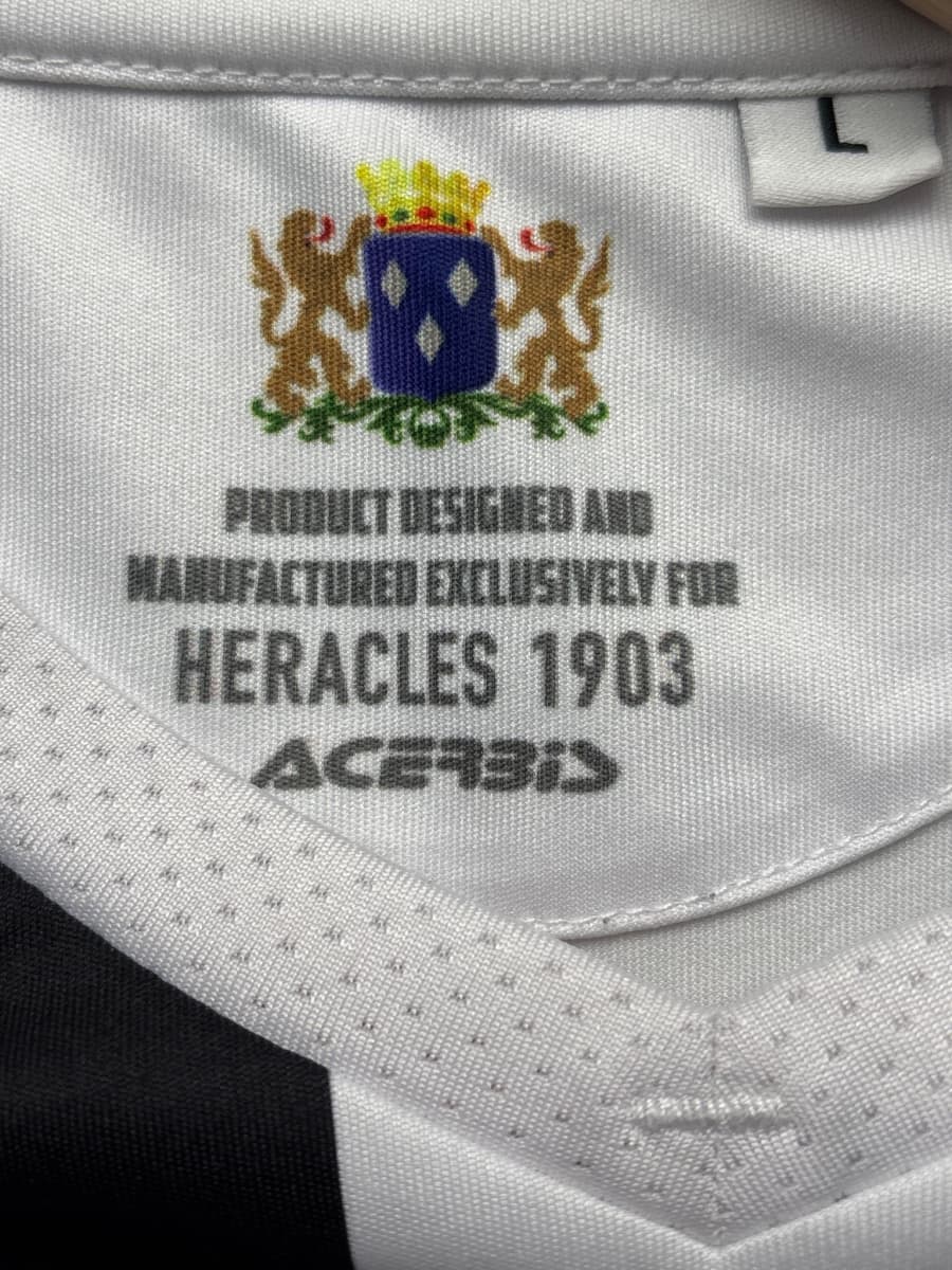2019/20 Heracles Almelo Home Shirt Cup Match Worn Czyborra #3  (L)