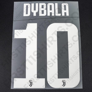 2019/20 Juventus Home/Third Name Set Dybala 10 (Repro)