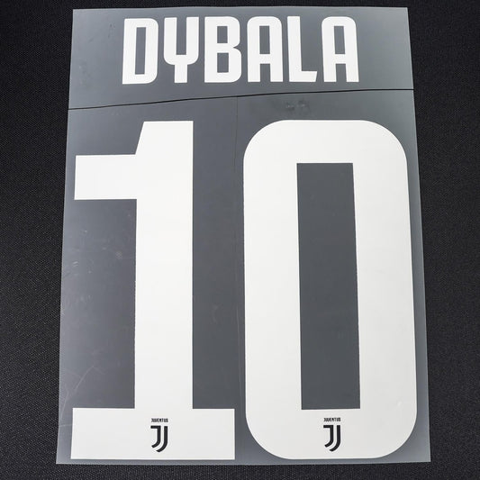 2019/20 Juventus Home/Third Name Set Dybala 10 (Repro)