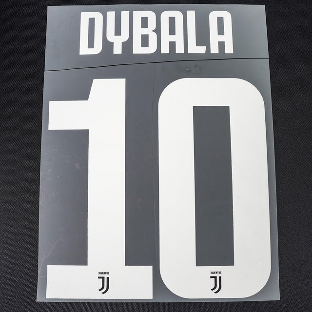 2019/20 Juventus Home/Third Name Set Dybala 10 (Repro)