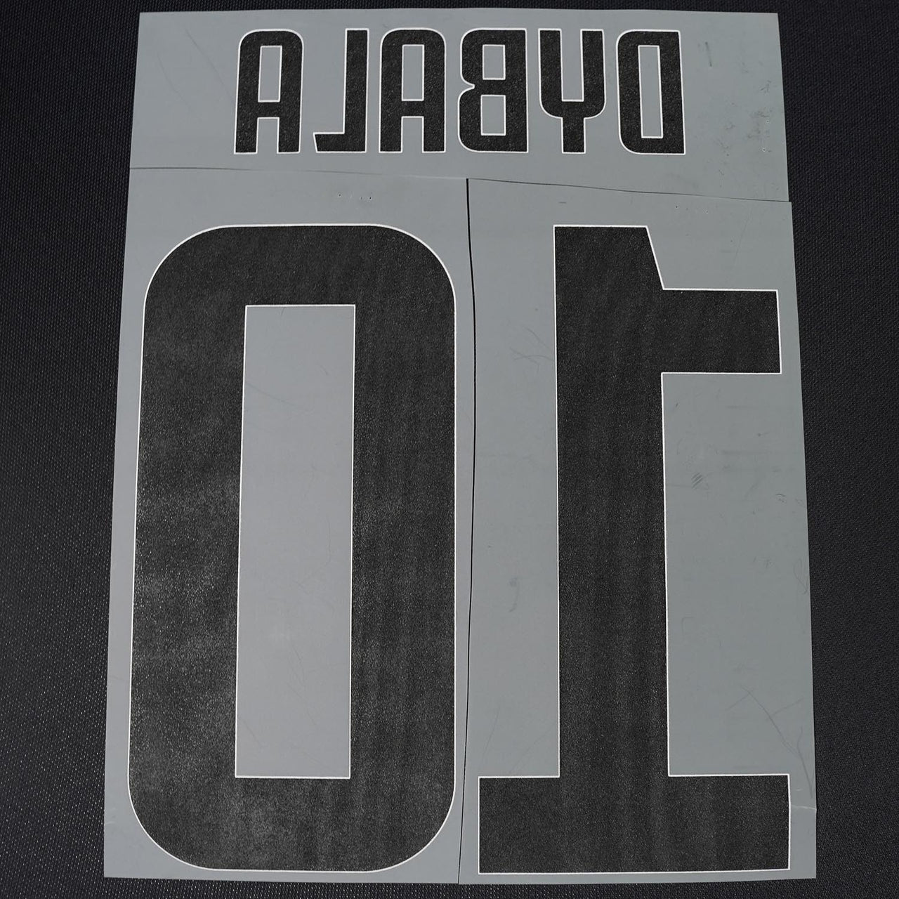 2019/20 Juventus Home/Third Name Set Dybala 10 (Repro)