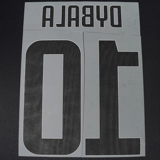 2019/20 Juventus Home/Third Name Set Dybala 10 (Repro)