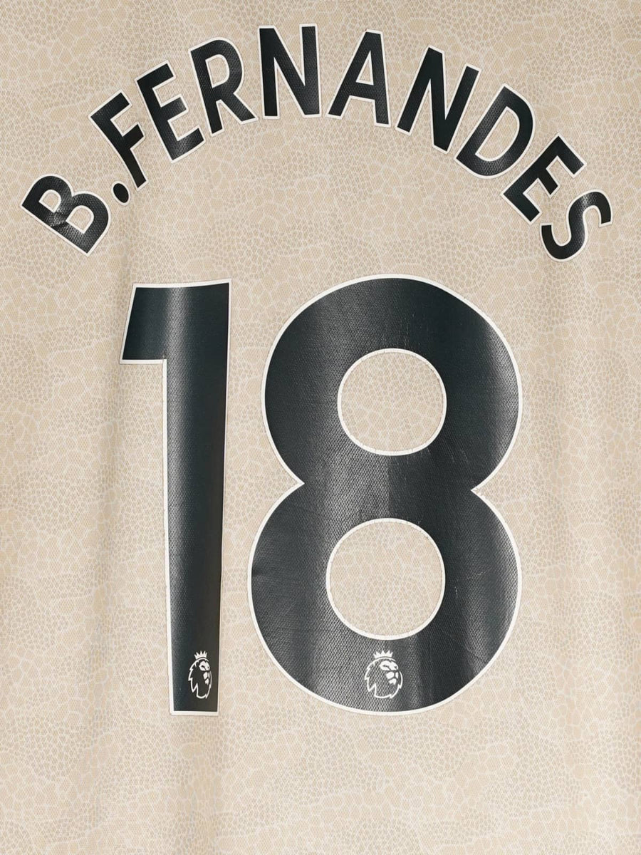 2019/20 Manchester United B.Fernandes #18 Away Shirt (XL)