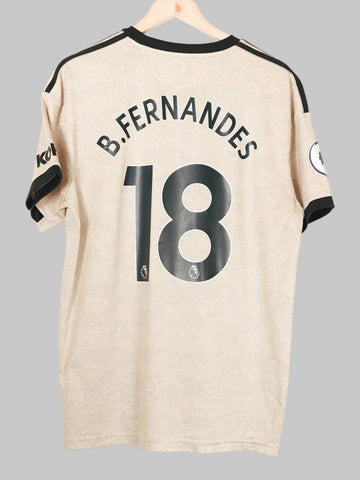 2019/20 Manchester United B.Fernandes #18 Away Shirt (XL)