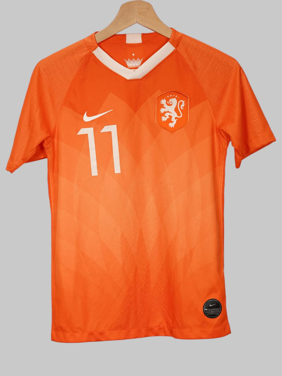 Netherlands Home Shirt 2019/20 Woman 11 Martens (L Kids)
