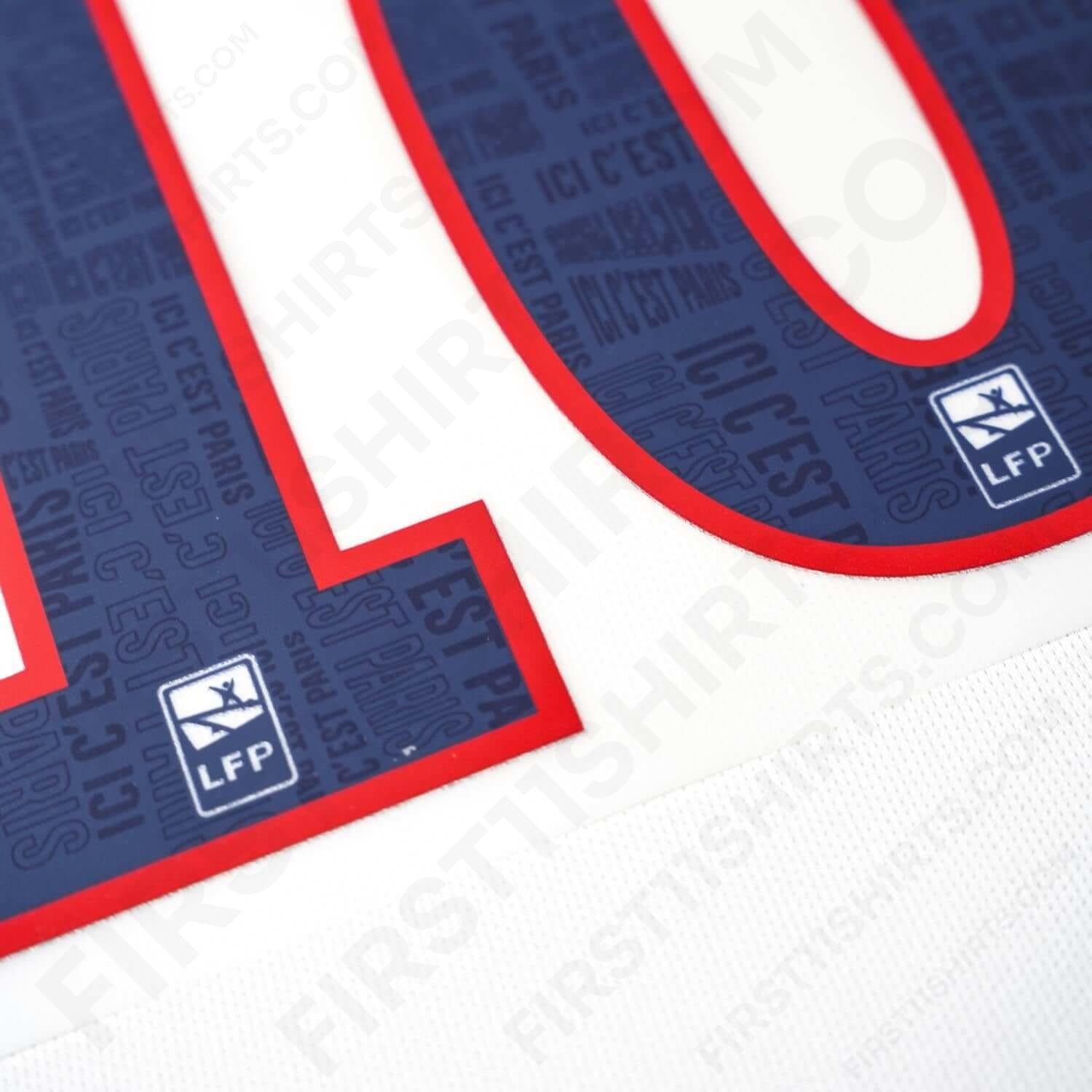 2019/20 PSG Third Name Set Neymar 10 (Repro)