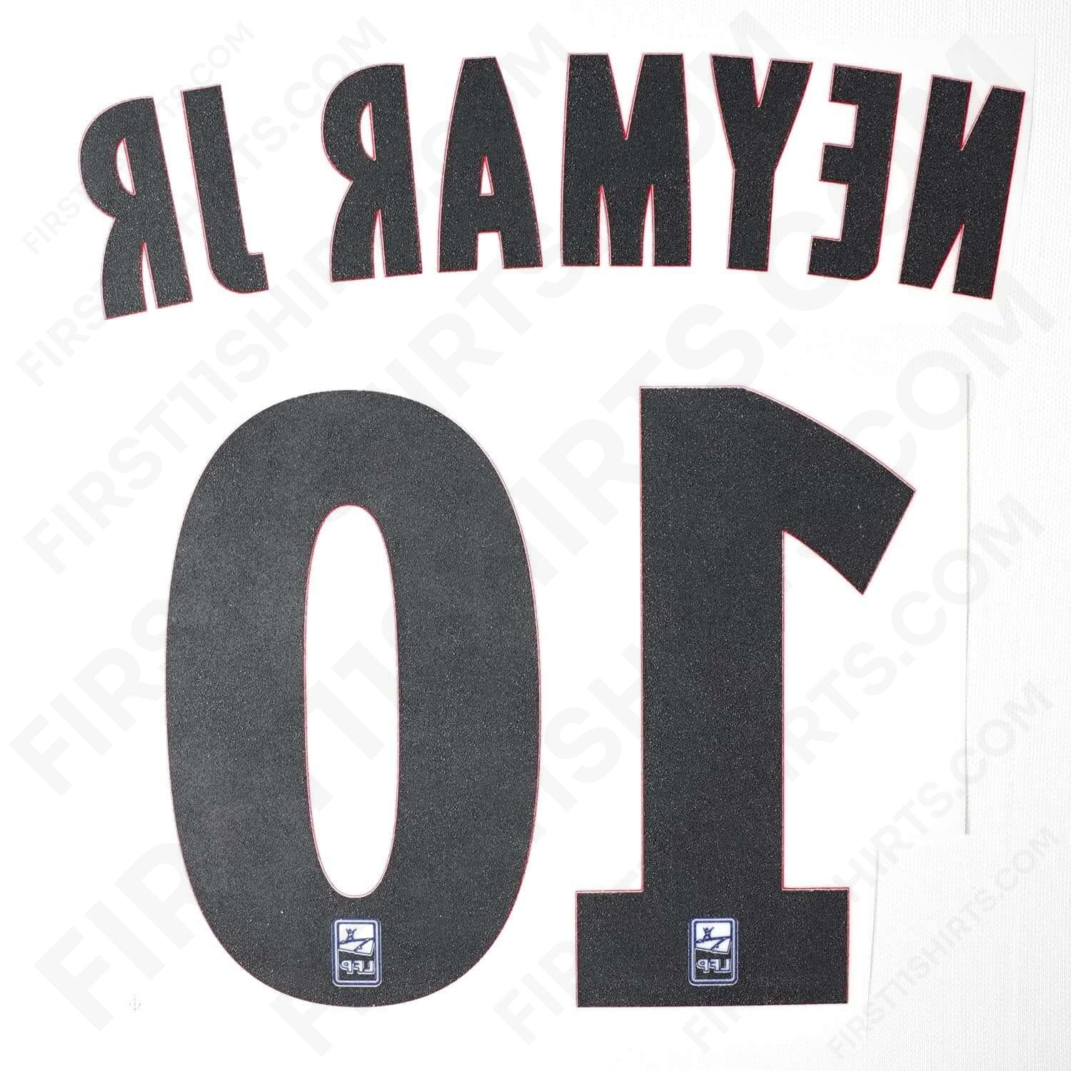 2019/20 PSG Third Name Set Neymar 10 (Repro)