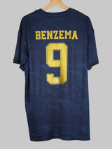 2019/20 Real Madrid Benzema #9 Away Shirt (XL)