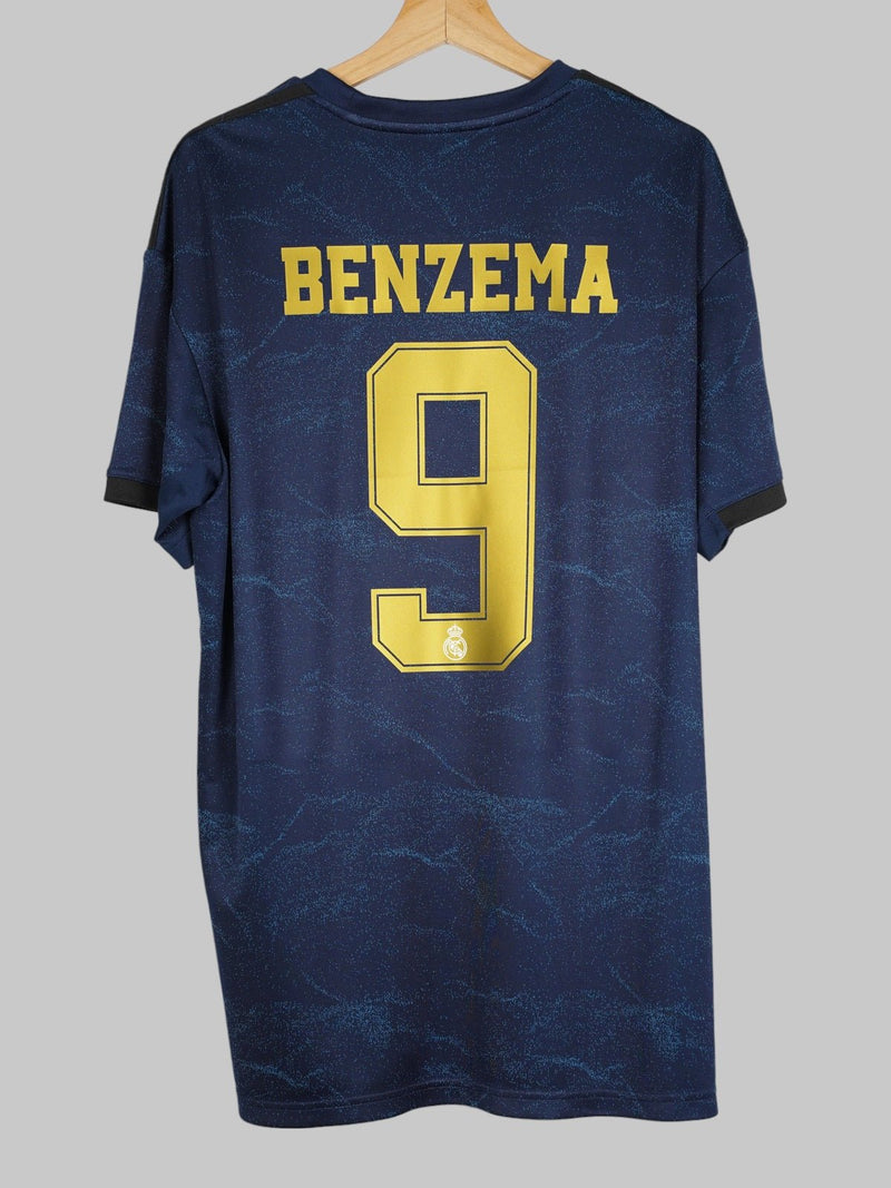 2019/20 Real Madrid Benzema #9 Away Shirt (XL)