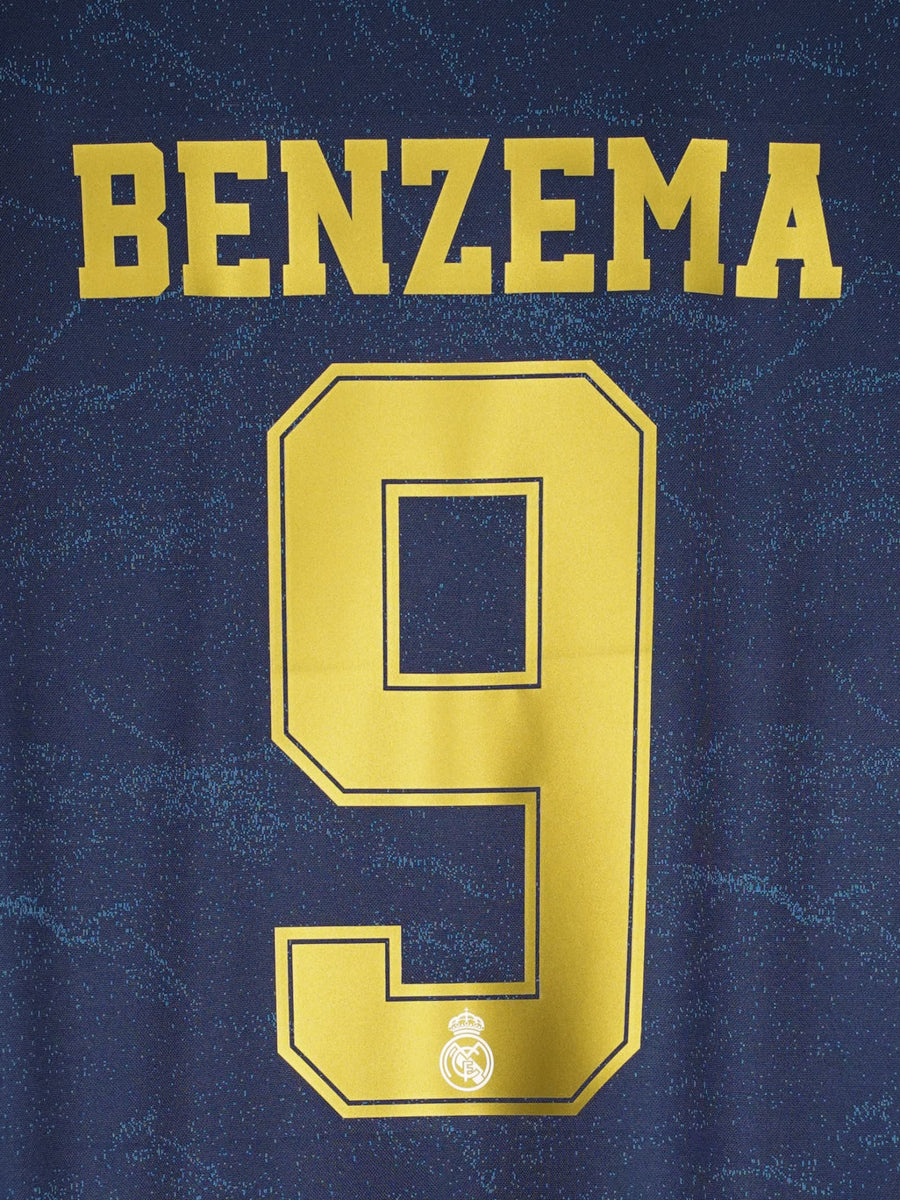2019/20 Real Madrid Benzema #9 Away Shirt (XL)