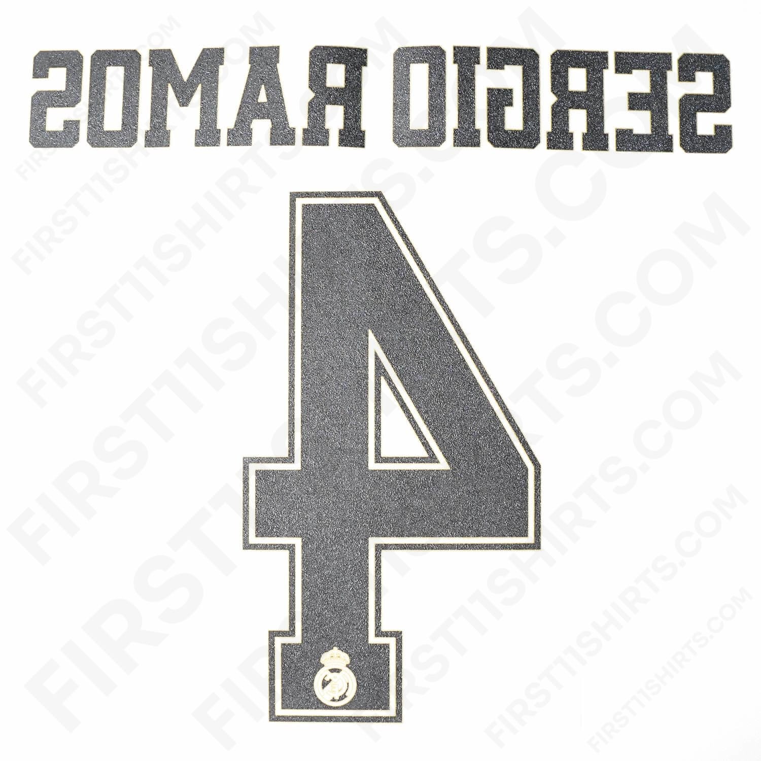 2019/20 Real Madrid Home Name Set Sergio Ramos 4 (Repro)
