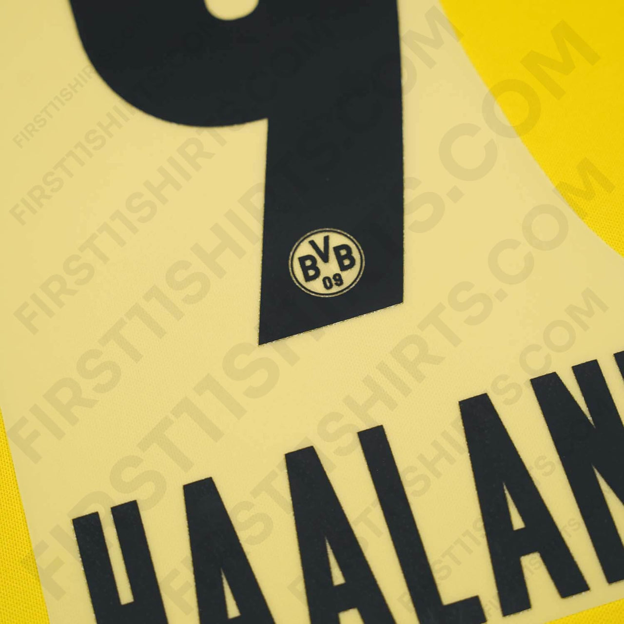 2020 - 2022 Borussia Dortmund Home Name Set Haaland 9 (Repro)