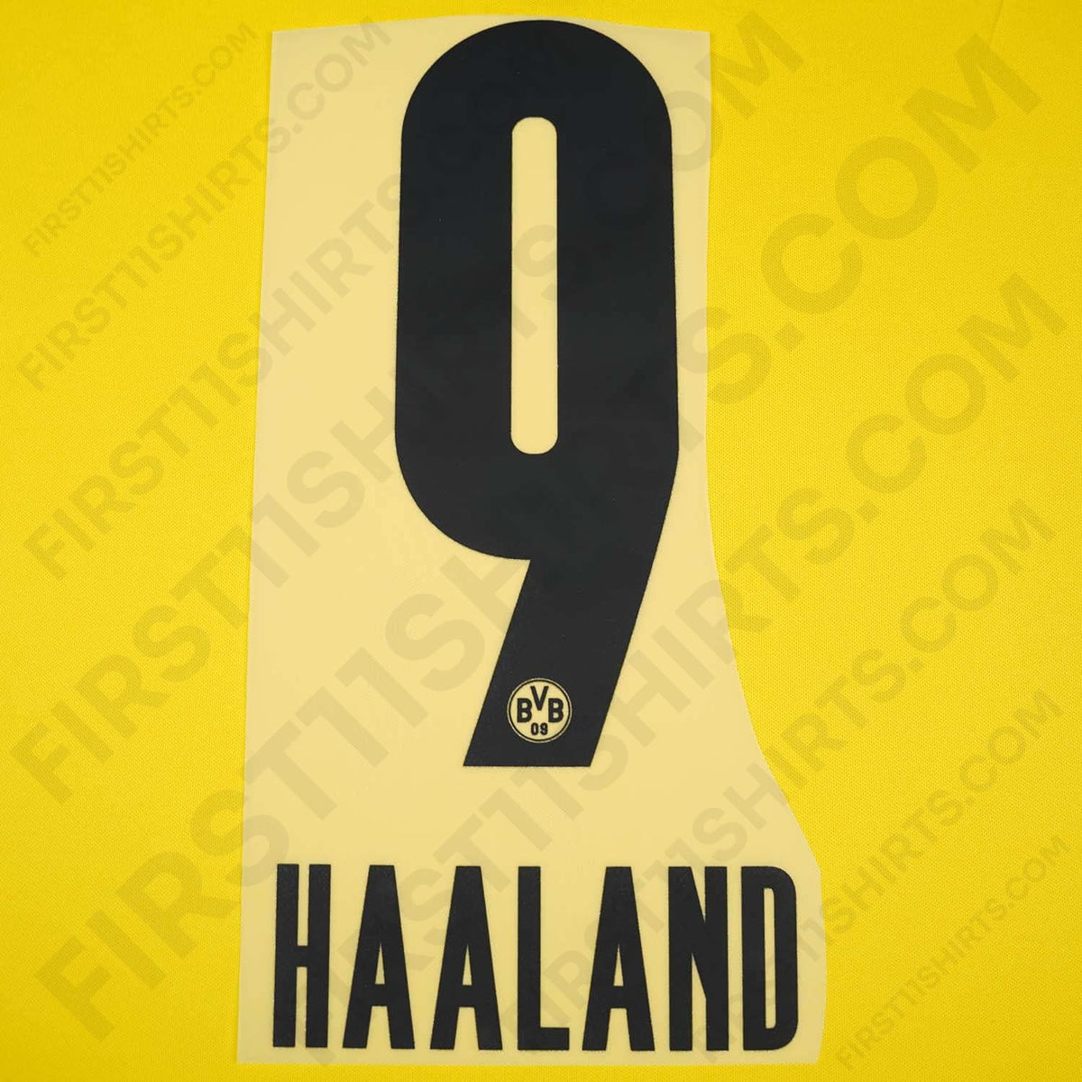 2020 - 2022 Borussia Dortmund Home Name Set Haaland 9 (Repro)