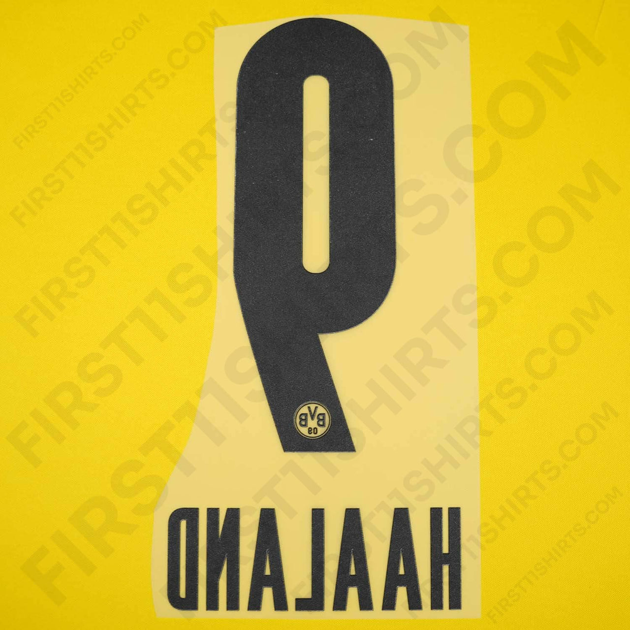 2020 - 2022 Borussia Dortmund Home Name Set Haaland 9 (Repro)