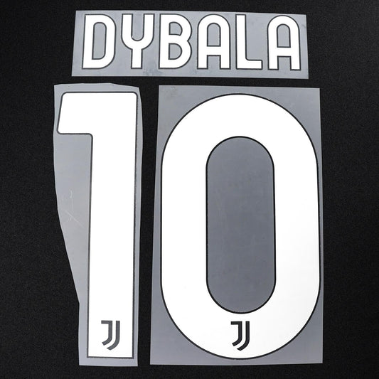 2020 - 22 Juventus Away Name Set Dybala 10 (Repro)