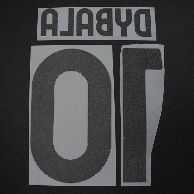 2020 - 22 Juventus Away Name Set Dybala 10 (Repro)