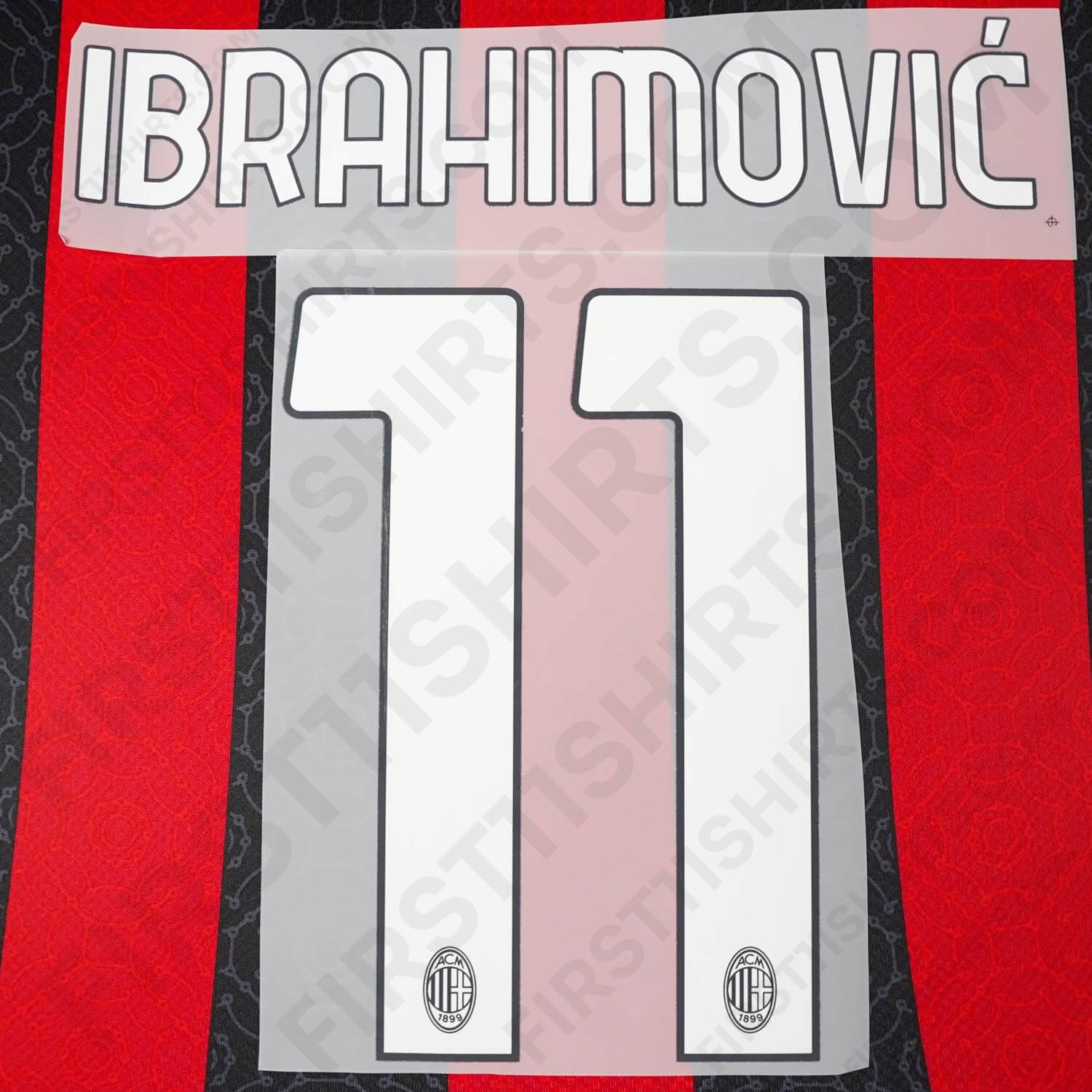 2020/21 AC Milan Home Name Set Ibrahimovic 11 (Repro)