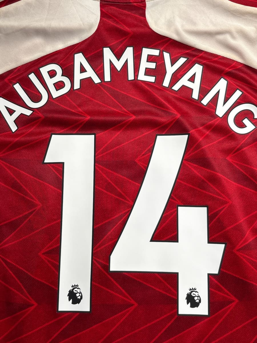 2020/21 Arsenal Aubameyang #14 Home Shirt (M)