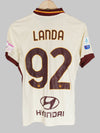 2020/21 AS Roma Landa #92 Away Shirt Match Worn (M) Nike