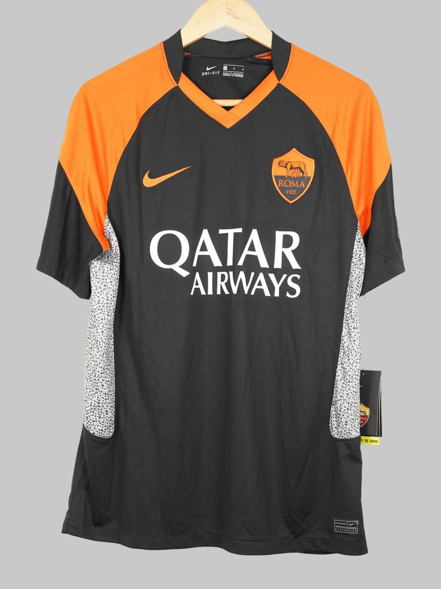 2020/21 AS Roma Pellegrini #7 Signed Third Shirt (L)