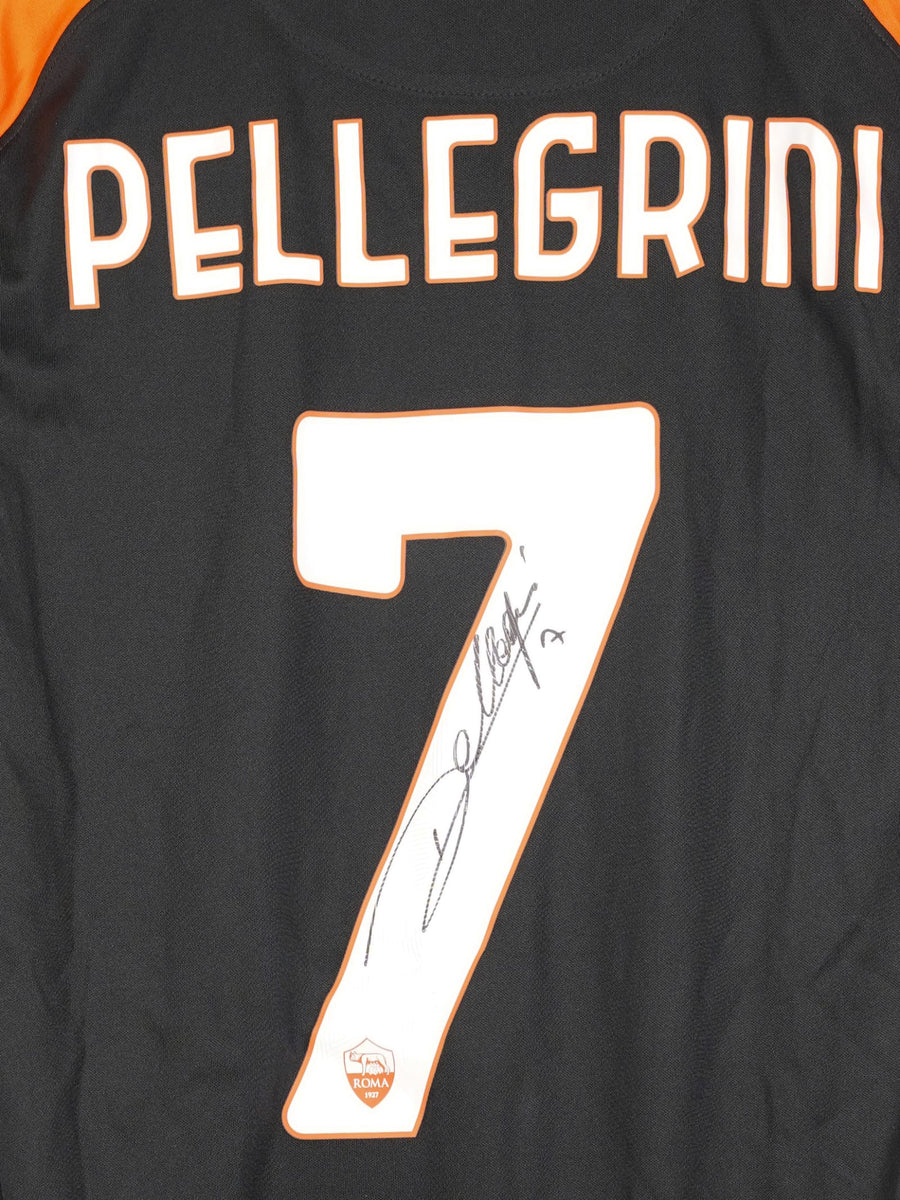 2020/21 AS Roma Pellegrini #7 Signed Third Shirt (L)