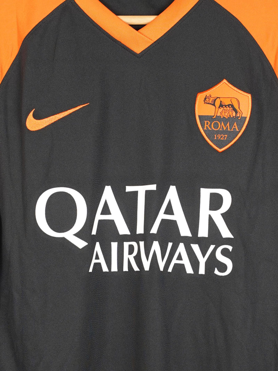 2020/21 AS Roma Pellegrini #7 Signed Third Shirt (L)