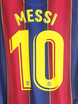 2020/21 Barcelona Messi #10 Home Shirt (L)