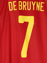 2020/21 Belgium De Bruyne #7 Home Shirt (M)