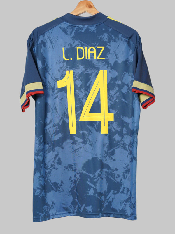 2020/21 Colombia L. Diaz #14 Camiseta Visitante (L) Adidas