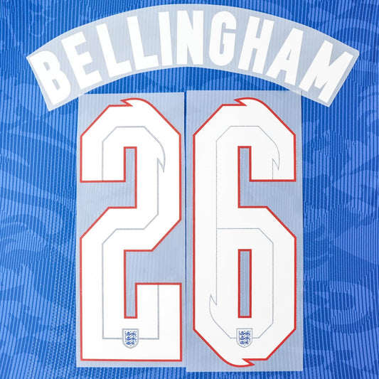 2020/21 England Away Name Set Bellingham 26 (Repro)