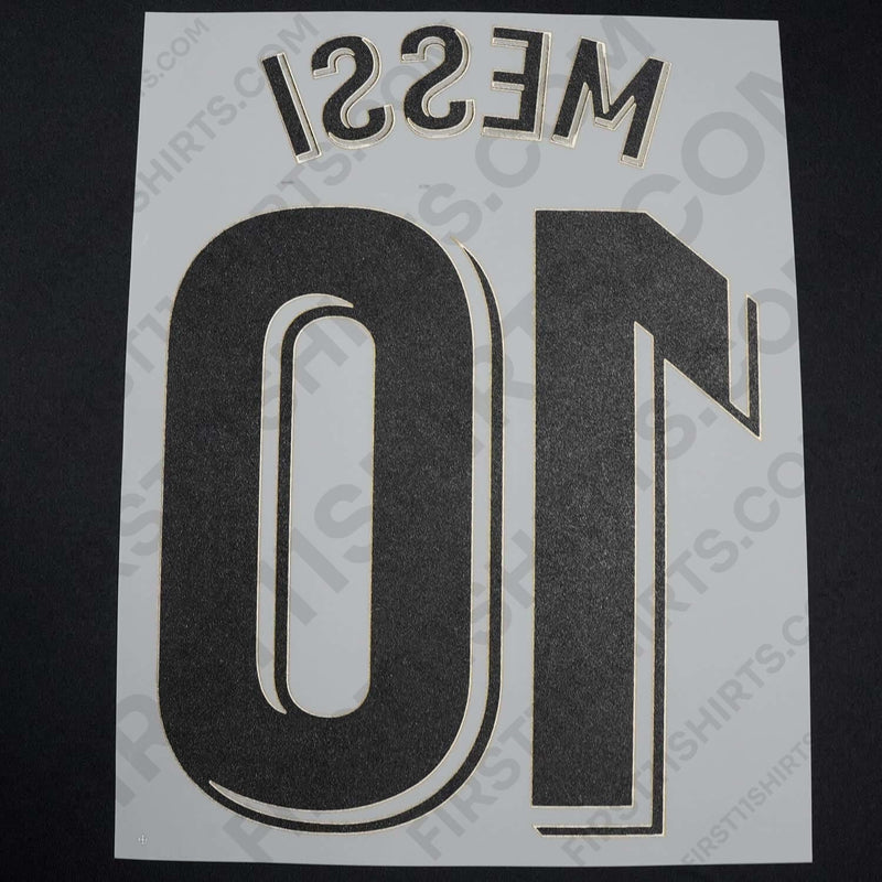 2020/21 FC Barcelona Away Name Set Messi 10 (Repro)