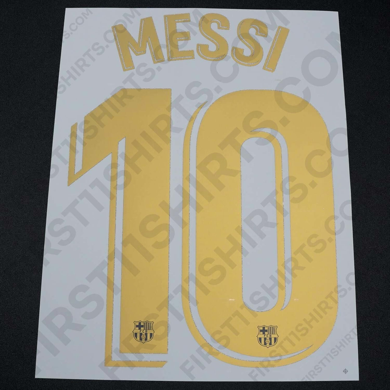 2020/21 FC Barcelona Away Name Set Messi 10 (Repro)